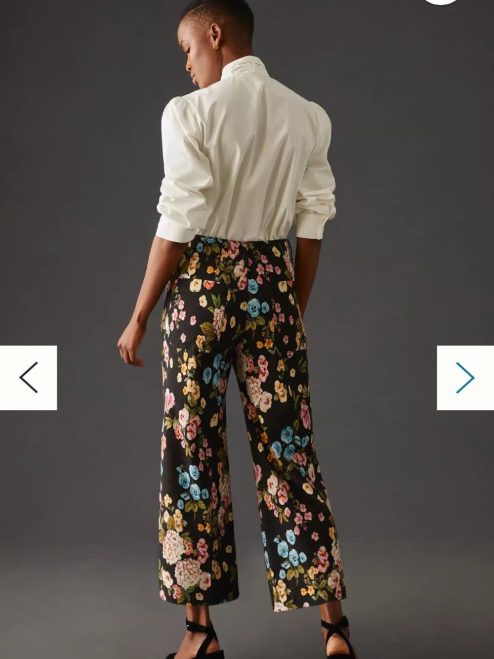 MAEVE ANTHROPOLOGIE THE COLETTE CROPPED WIDE LEG PANTS 16 - Picture 4 of 7